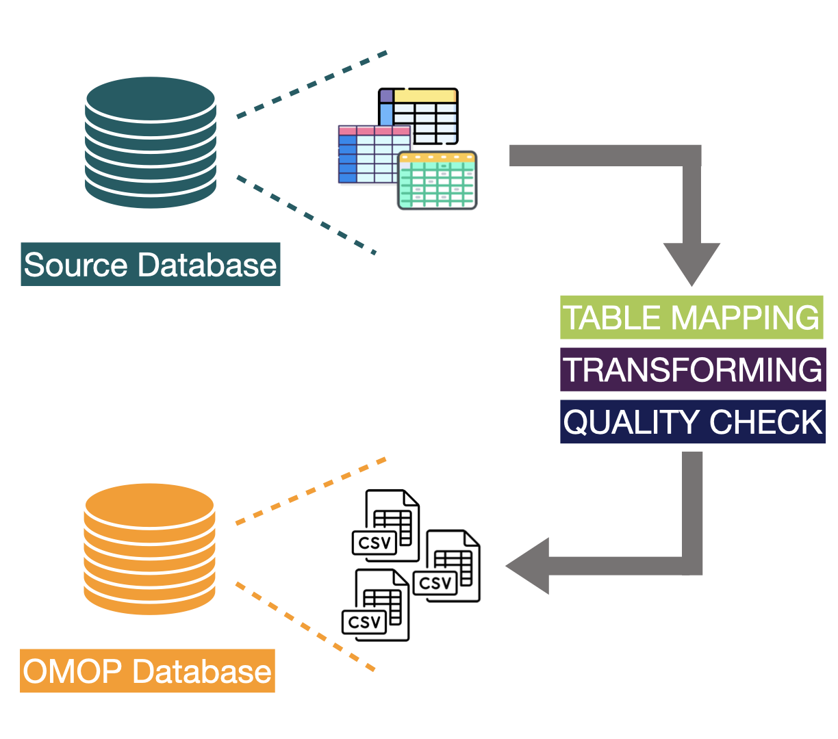 How does the OMOP CDM work?